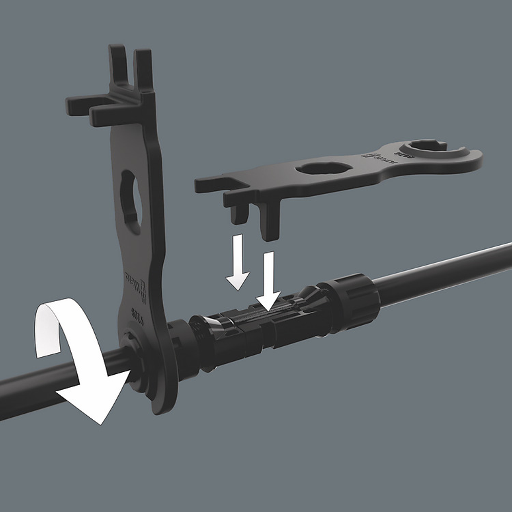 ประแจขัน MC4 Wera 91082 PV Set of installation tools for MC4 05136700001 ชุด 2 ชิ้น