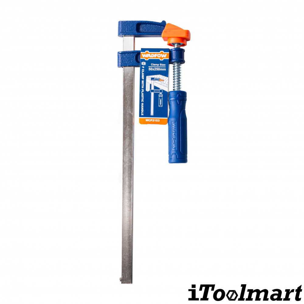ปากกาจับชิ้นงาน ตัวเอฟ WADFOW 50x250mm WCP2153