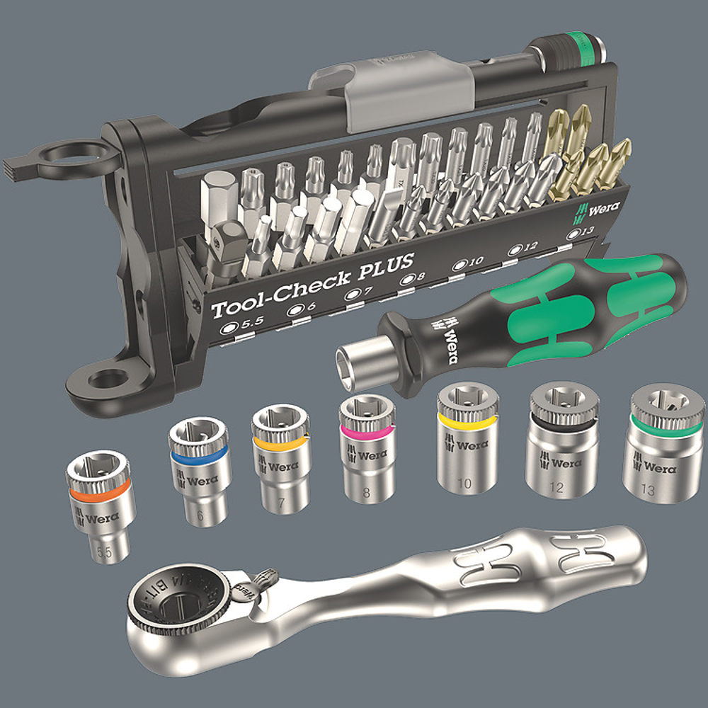 ชุดไขควง Wera 9750 Foam insert KK and ToolCheck PLUS set 1 05150150001 ชุด 57 ชิ้น