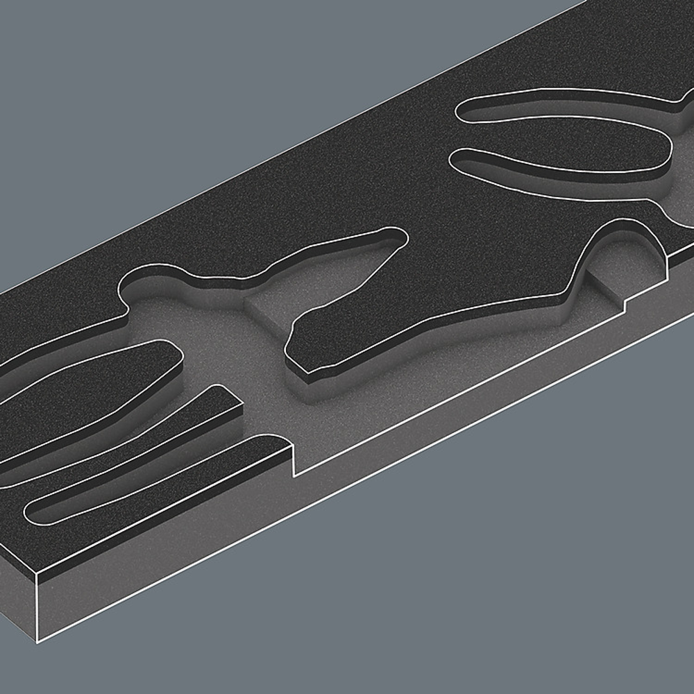 ชุดคีม Knipex 9780 Foam insert set 1 05150180001 ชุด 3 ชิ้น