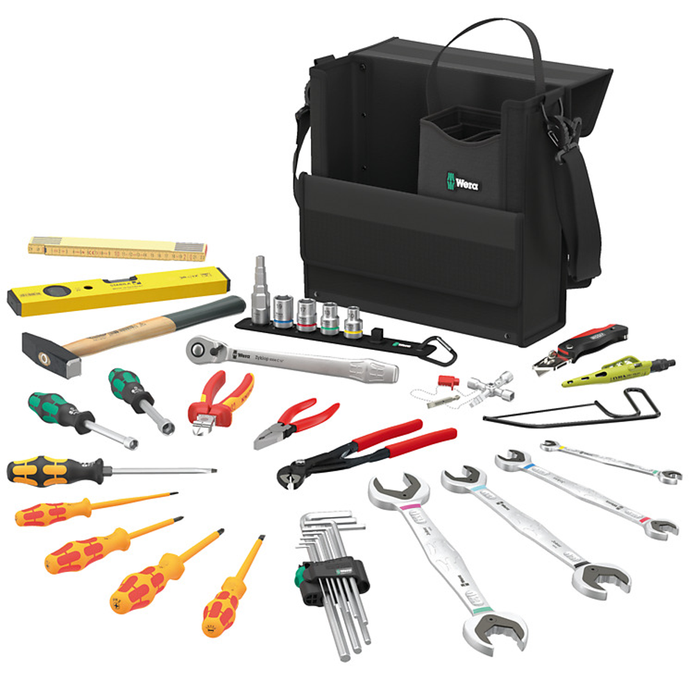 ชุดเครื่องมือช่าง Wera 2go SHK 1 05136071001 Tool set plumping heating and air conditioning