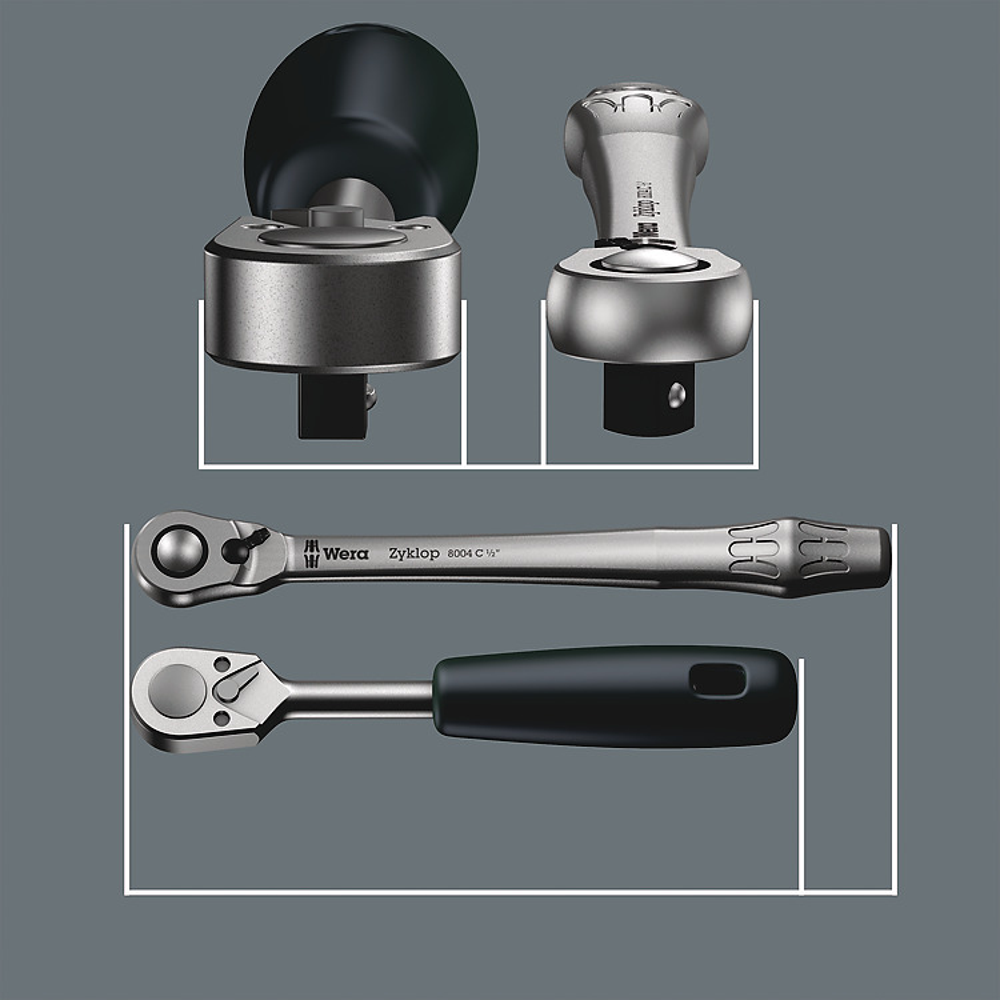 ชุดเครื่องมือช่าง Wera 2go SHK 1 05136071001 Tool set plumping heating and air conditioning