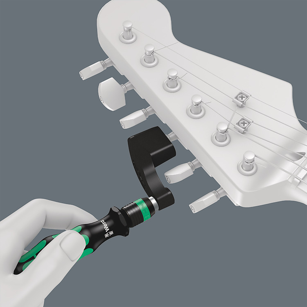 ชุดเครื่องมือช่าง Wera 9100 Guitar tool set สำหรับช่างซ่อมกีต้าร์ 05134015001