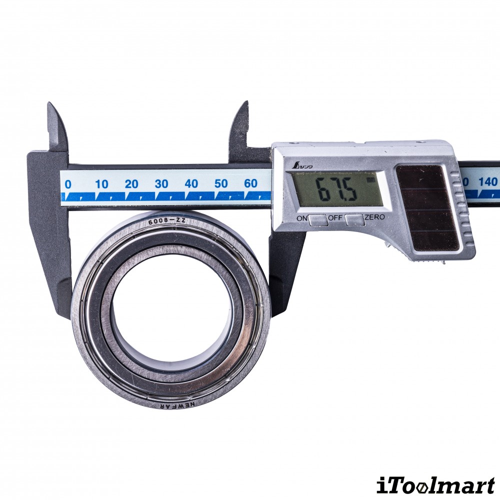 ลูกปืน Newfar 6008 ZZ ฝาเหล็กปิด 2 ข้าง ความแม่นยำ P0  Abec 1 