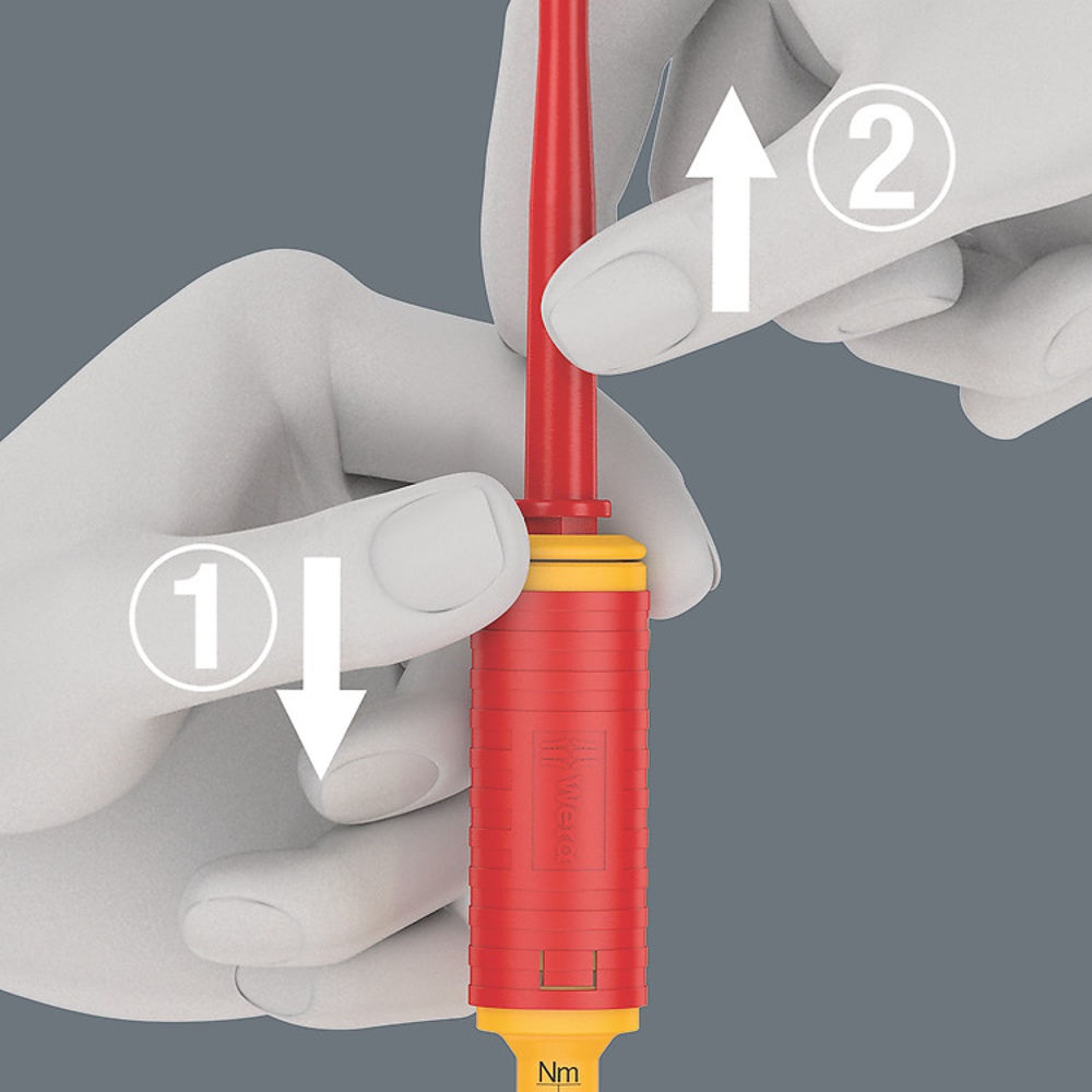 ไขควงทอร์ค Wera 7444 VDE Kraftform adjustable 05074757001 torque 1735 Nm
