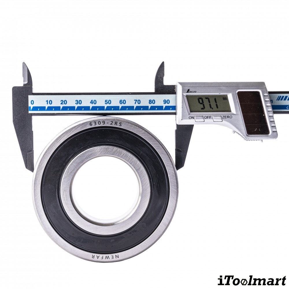 ลูกปืน Newfar 6309 2RS ฝายางปิด 2 ข้าง ความแม่นยำ P0  Abec 1 