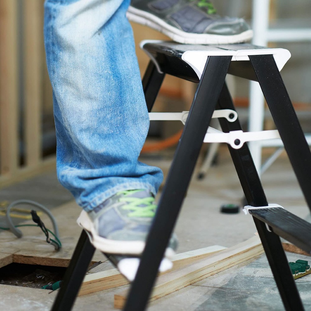 บันไดอะลูมิเนียม เก้าอี้สตูล HASEGAWA SK2.0-03BK จำนวน 1 ขั้น สีดำ ระดับความสูง 0.30 เมตร