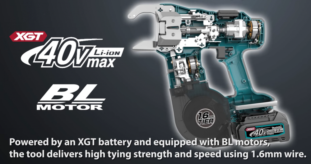 เครื่องมัดลวดไร้สาย MAKITA TR001G 40V Max XGT (ตัวเปล่า)