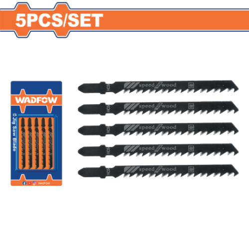 ใบเลื่อยจิ๊กซอสำหรับไม้ WADFOW WJB111C ใบเลื่อยจิ๊กซอสำหรับไม้ WADFOW WJB111C