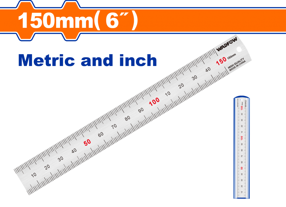 ไม้บรรทัด WADFOW 6 นิ้ว WRU1315
