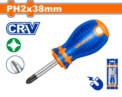 ไขควงแฉก WADFOW 38mm CRV WSD2921 ไขควงแฉก WADFOW 38mm CRV WSD2921