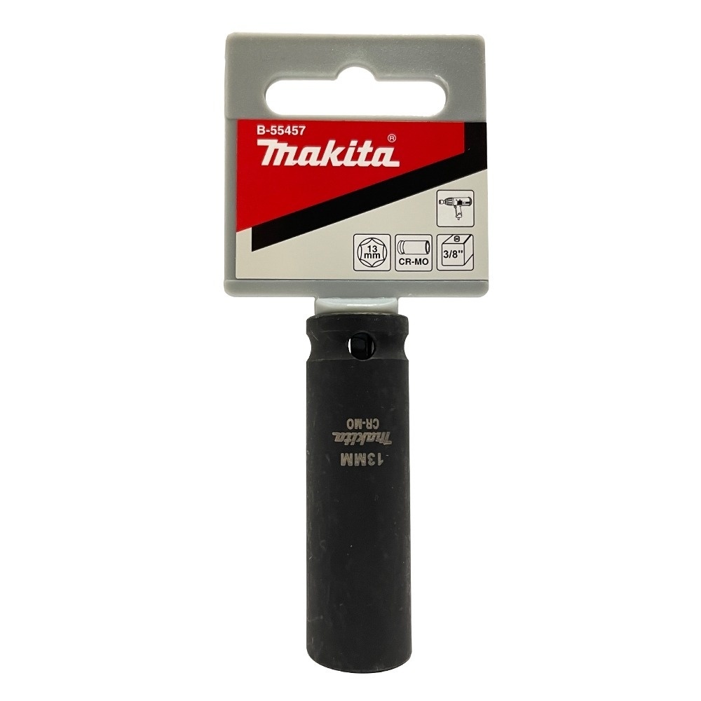 ลูกบล็อก MAKITA B 55457 รุ่นยาว Impact 3 8 นิ้ว ขนาด 13x63 mm  ลูกบล็อก MAKITA B 55457 รุ่นยาว Impact 3 8 นิ้ว ขนาด 13x63 mm