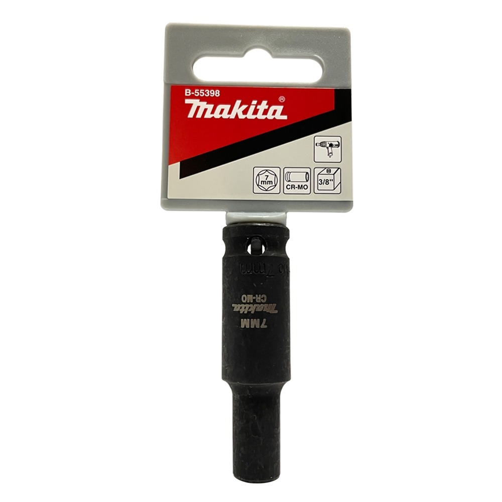 ลูกบล็อก MAKITA B 55398 รุ่นยาว Impact 3 8 นิ้ว ขนาด 7x63 mm 
