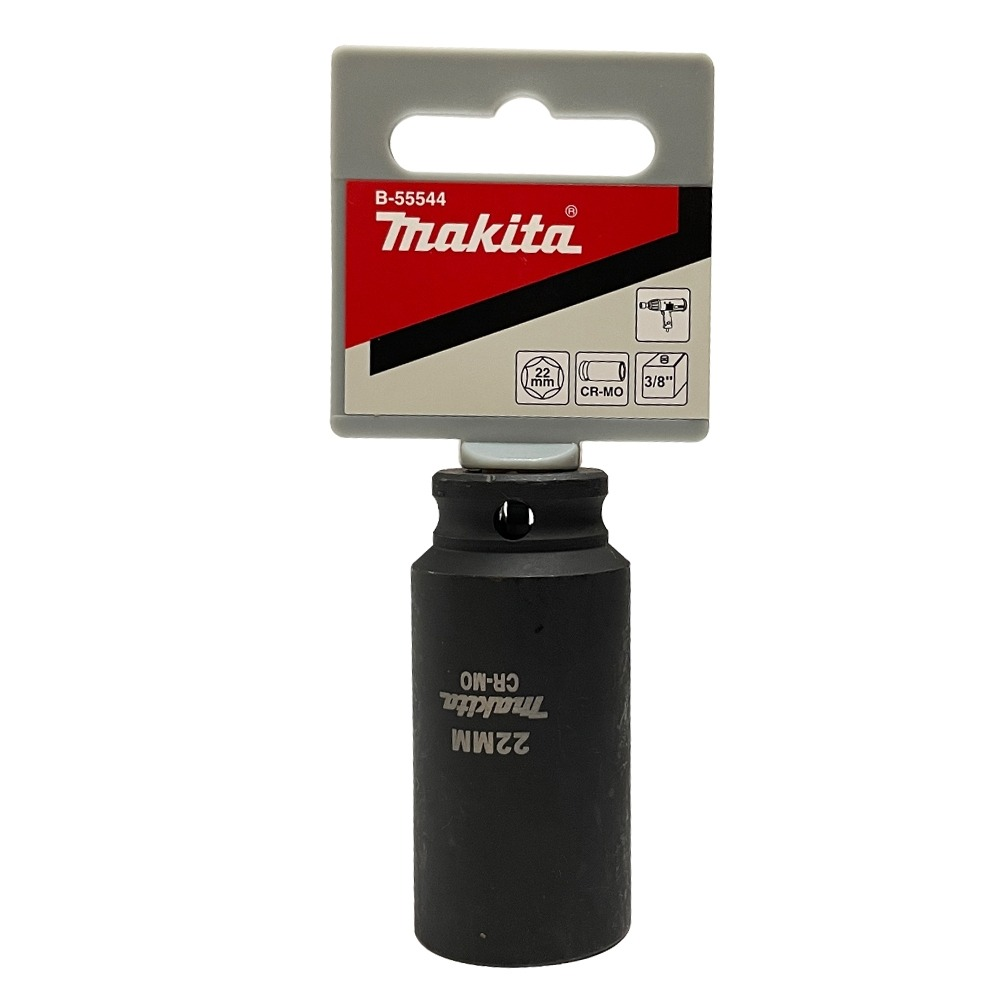 ลูกบล็อก MAKITA B 55544 รุ่นยาว Impact 3 8 นิ้ว ขนาด 22x63 mm 
