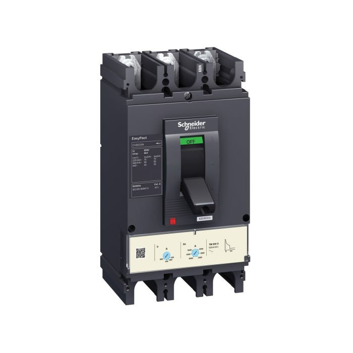 เบรกเกอร์ MCCB CVS400N  SCHNEIDER LV540315 ทริปยูนิตแบบ TMD พิกัดกระแส 320 A 50 kA 