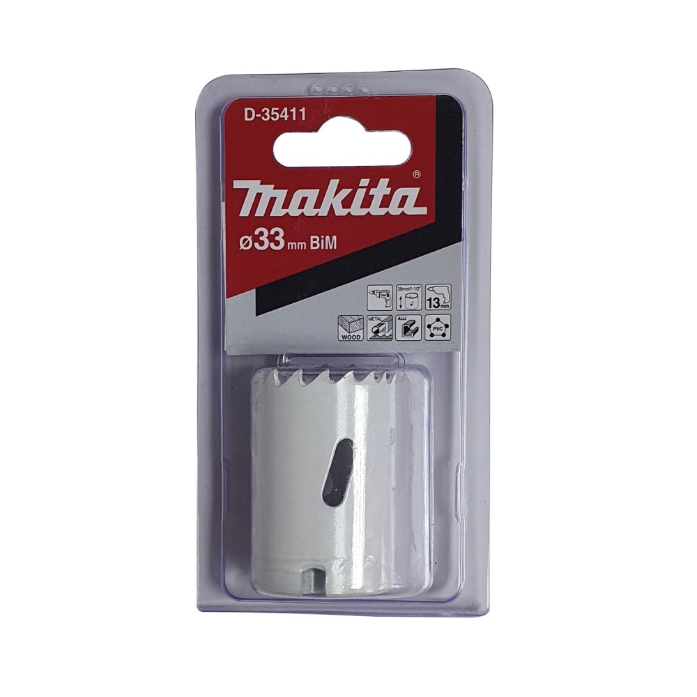 โฮลซอ MAKITA D 35411 BIM  ขนาด 33 มม  โฮลซอ MAKITA D 35411 BIM  ขนาด 33 มม