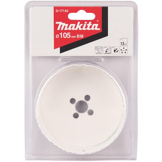 โฮลซอ MAKITA D 17142 BIM ขนาด 105 มม โฮลซอ MAKITA D 17142 BIM ขนาด 105 มม