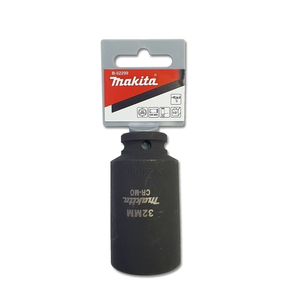 ลูกบล็อก MAKITA B 52299 Impact 1 2 นิ้ว ขนาด 32x81 5 mm ลูกบล็อก MAKITA B 52299 Impact 1 2 นิ้ว ขนาด 32x81 5 mm