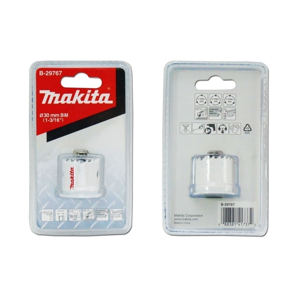 โฮลซอเจาะเหล็กแผ่น MAKITA B 29767 BIM ขนาด 30x20 มม โฮลซอเจาะเหล็กแผ่น MAKITA B 29767 BIM ขนาด 30x20 มม