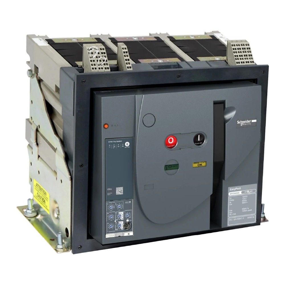แอร์เบรกเกอร์ ACB SCHNEIDER MVS20N3MF2L พร้อมทริปยูนิตรุ่น ET2I แบบ fixed พิกัดกระแส 2000 A 50kA แอร์เบรกเกอร์ ACB SCHNEIDER MVS20N3MF2L พร้อมทริปยูนิตรุ่น ET2I แบบ fixed พิกัดกระแส 2000 A 50kA