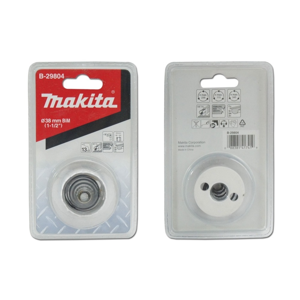 โฮลซอ MAKITA B 29804  BIM เจาะเหล็กแผ่น ขนาด 38x20 มม 