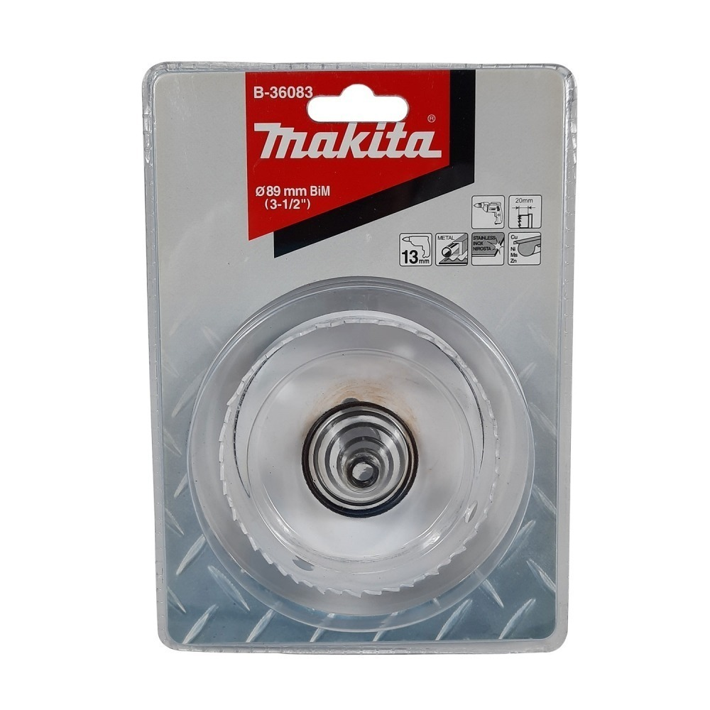 โฮลซอ MAKITA B 36083 BIM เจาะเหล็กแผ่น ขนาด 89x20 มม 