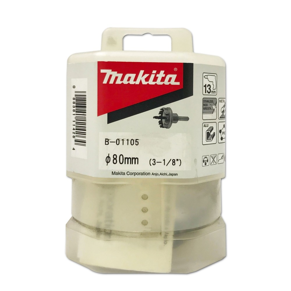 โฮลซอ MAKITA B 01105 TCT พร้อมดอกนำ ขนาด 80x13 มม 