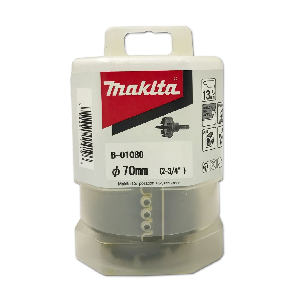 โฮลซอ MAKITA B 01080 TCT พร้อมดอกนำ ขนาด 70x13 มม โฮลซอ MAKITA B 01080 TCT พร้อมดอกนำ ขนาด 70x13 มม