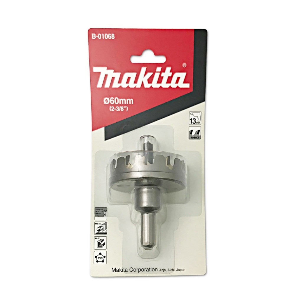 โฮลซอ MAKITA B 01068 TCT พร้อมดอกนำ ขนาด 60x13 มม 