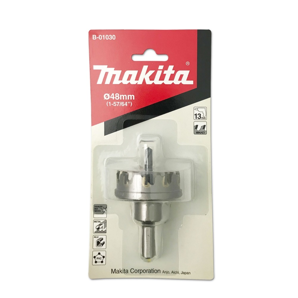 โฮลซอ MAKITA B 01030 TCT พร้อมดอกนำ ขนาด 48x10 มม โฮลซอ MAKITA B 01030 TCT พร้อมดอกนำ ขนาด 48x10 มม