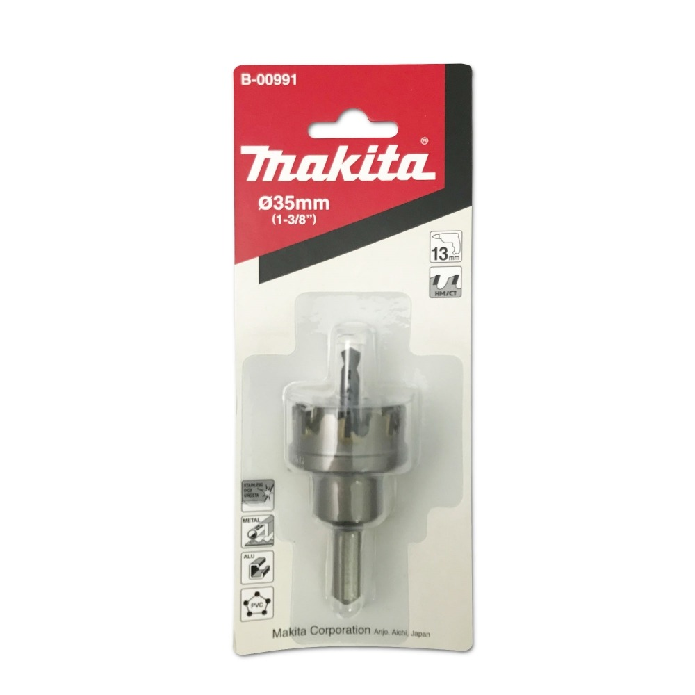 โฮลซอ MAKITA B 00991 TCT พร้อมดอกนำ ขนาด 35x10 มม  