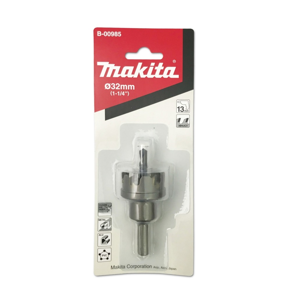 โฮลซอ MAKITA B 00985 TCT พร้อมดอกนำ ขนาด 32x10 มม โฮลซอ MAKITA B 00985 TCT พร้อมดอกนำ ขนาด 32x10 มม