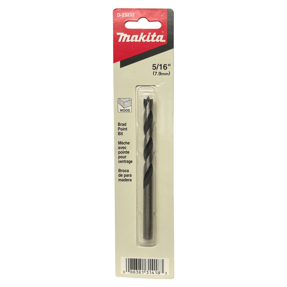 ดอกสว่าน MAKITA D 23232 สำหรับเจาะไม้ ก้านกลม ขนาด 5 16 x4 1 2 นิ้ว