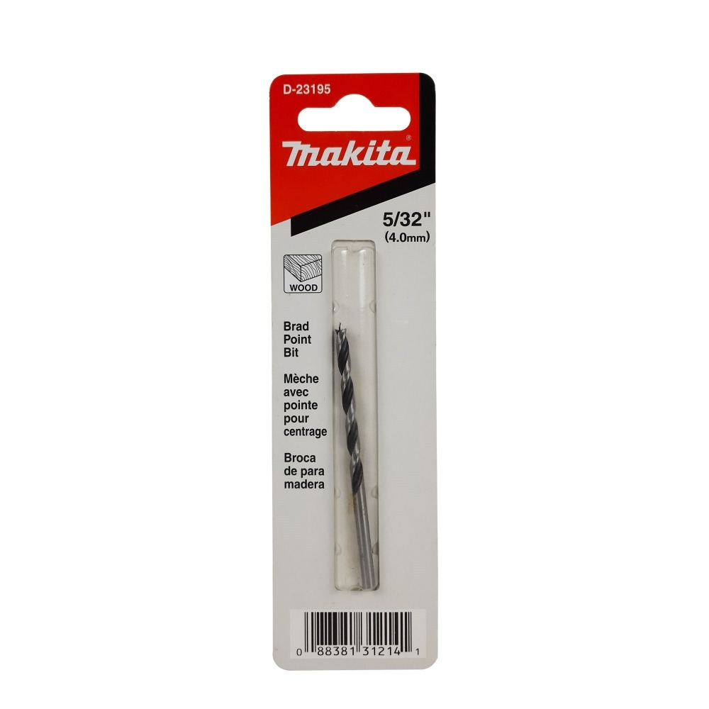 ดอกสว่าน MAKITA D 23195 สำหรับเจาะไม้ ก้านกลม ขนาด 5 32x3 1 8 นิ้ว