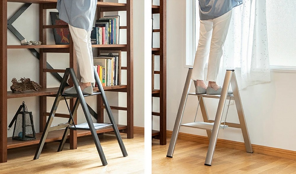 บันไดอะลูมิเนียม เก้าอี้สตูล HASEGAWA SJ 2d SI จำนวน 1 ขั้น สีดำ ระดับความสูง 0 30 เมตร รับน้ำหนักได้ 130 กก บันไดอะลูมิเนียม เก้าอี้สตูล HASEGAWA SJ 2d SI จำนวน 1 ขั้น สีดำ ระดับความสูง 0 30 เมตร รับน้ำหนักได้ 130 กก