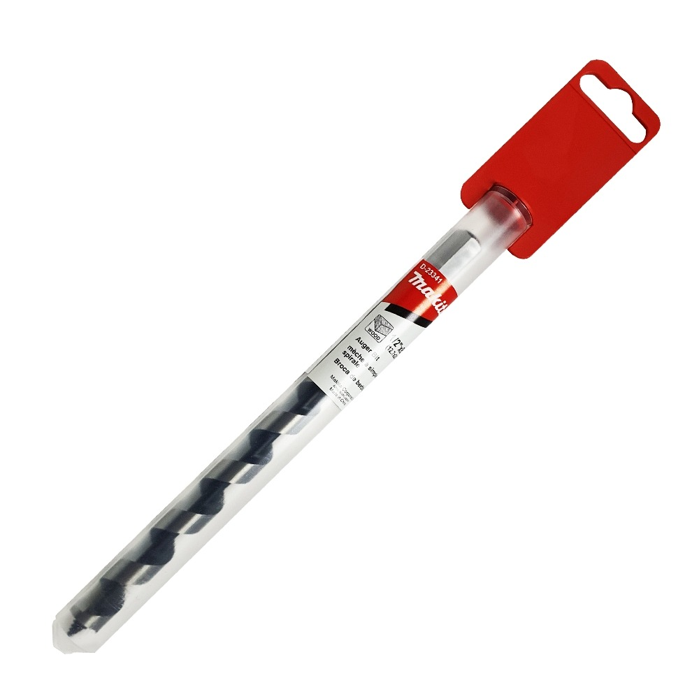ดอกสว่าน MAKITA D 23341 สำหรับเจาะไม้  Auger MZ ก้านกลม  ขนาด 1 2x8x5 1 8 นิ้ว