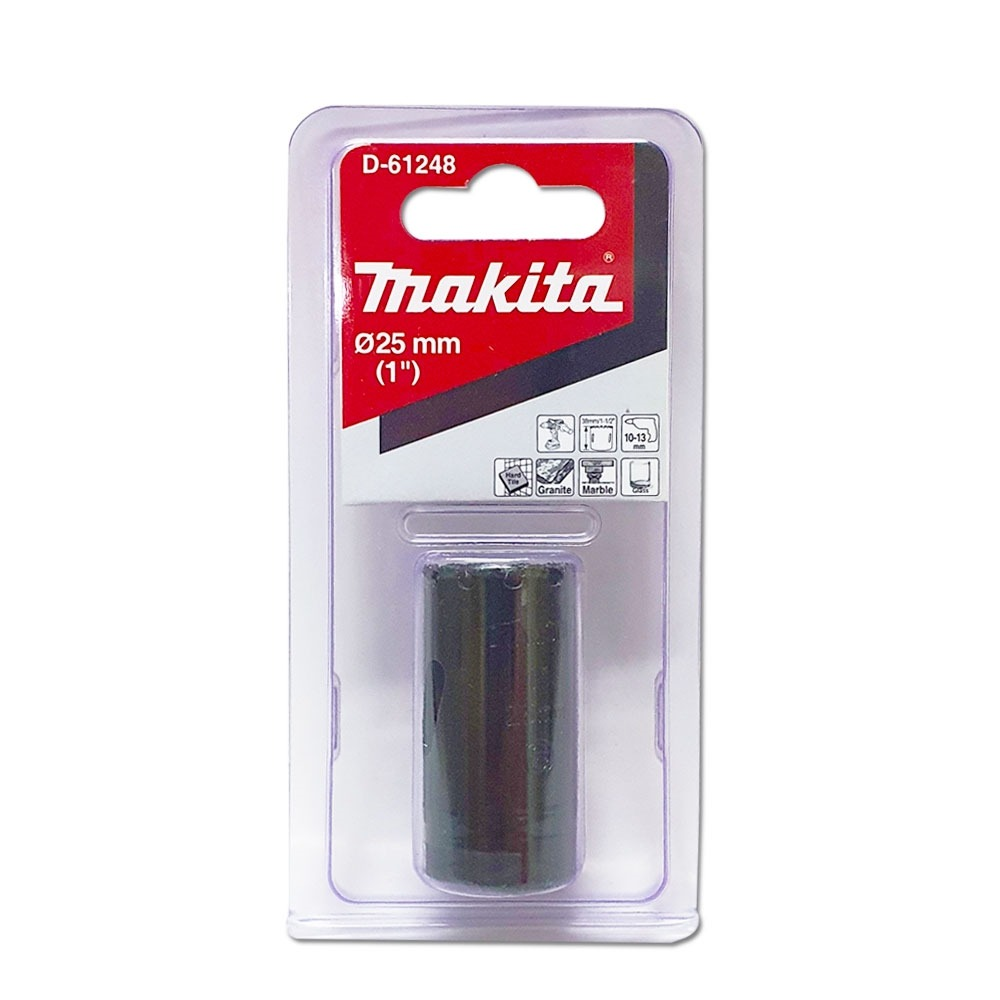 โฮลซอ MAKITA D 61248 เจาะกระเบื้องแบบใช้น้ำ ขนาด 27x10 มม  