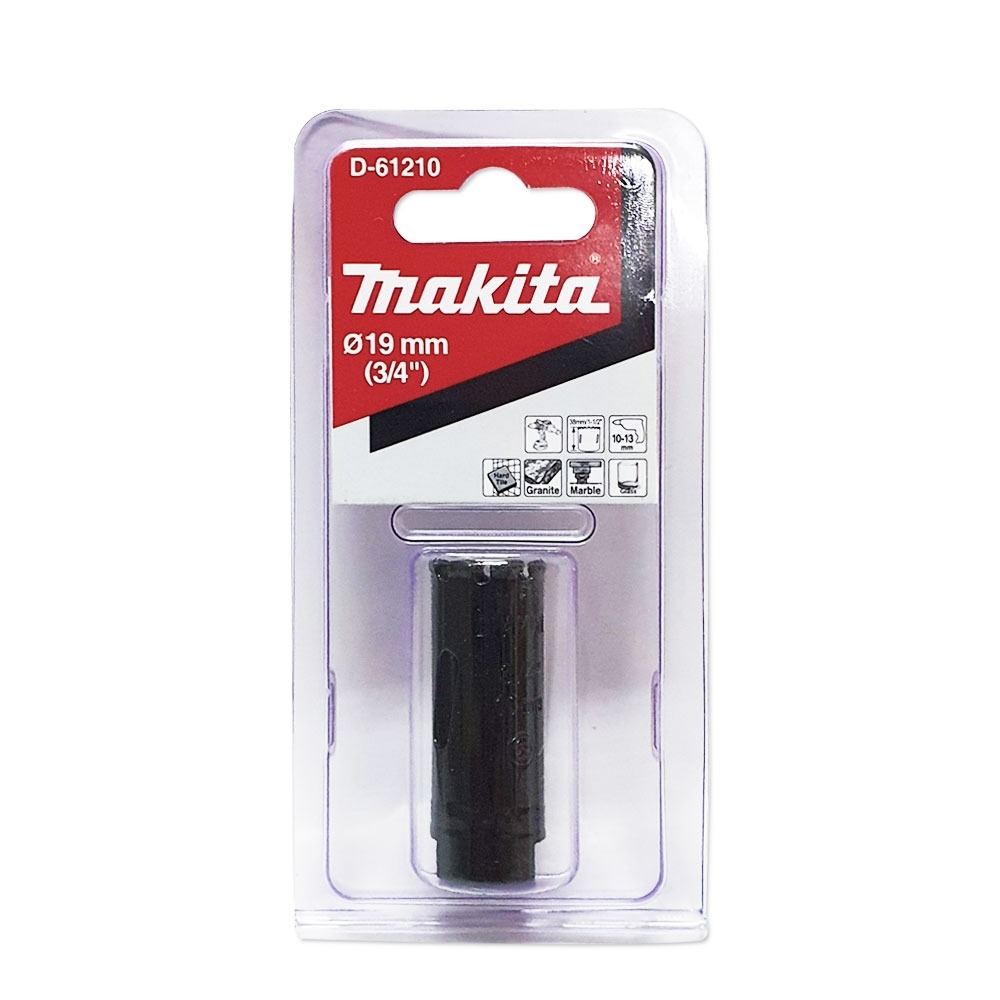 โฮลซอ MAKITA D 61210 เจาะกระเบื้องแบบใช้น้ำ ขนาด 19x38 มม โฮลซอ MAKITA D 61210 เจาะกระเบื้องแบบใช้น้ำ ขนาด 19x38 มม