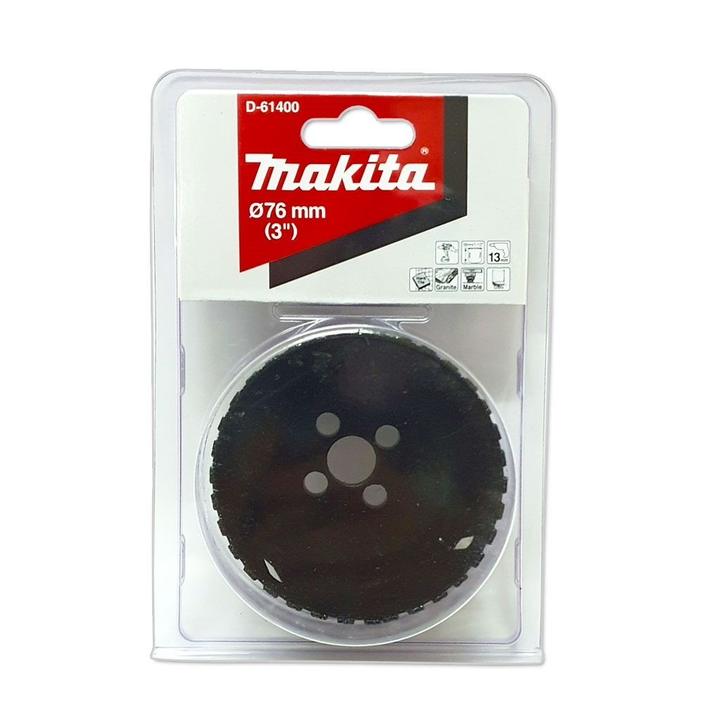 โฮลซอ MAKITA D 61400 เจาะกระเบื้องแบบใช้น้ำ ขนาด 76x38 มม  