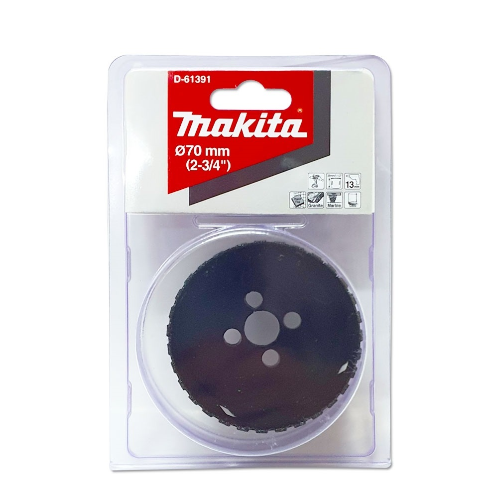 โฮลซอ MAKITA D 61391 เจาะกระเบื้องแบบใช้น้ำ ขนาด 70x38 มม โฮลซอ MAKITA D 61391 เจาะกระเบื้องแบบใช้น้ำ ขนาด 70x38 มม