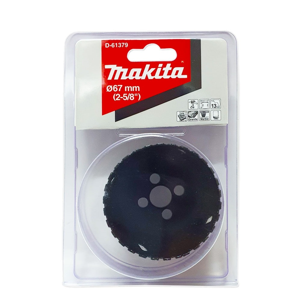 โฮลซอ MAKITA D 61379 เจาะกระเบื้องแบบใช้น้ำ ขนาด 67x38 มม โฮลซอ MAKITA D 61379 เจาะกระเบื้องแบบใช้น้ำ ขนาด 67x38 มม