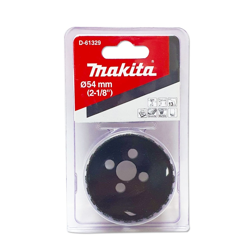 โฮลซอ MAKITA D 61329 เจาะกระเบื้องแบบใช้น้ำ ขนาด 54x38 มม โฮลซอ MAKITA D 61329 เจาะกระเบื้องแบบใช้น้ำ ขนาด 54x38 มม