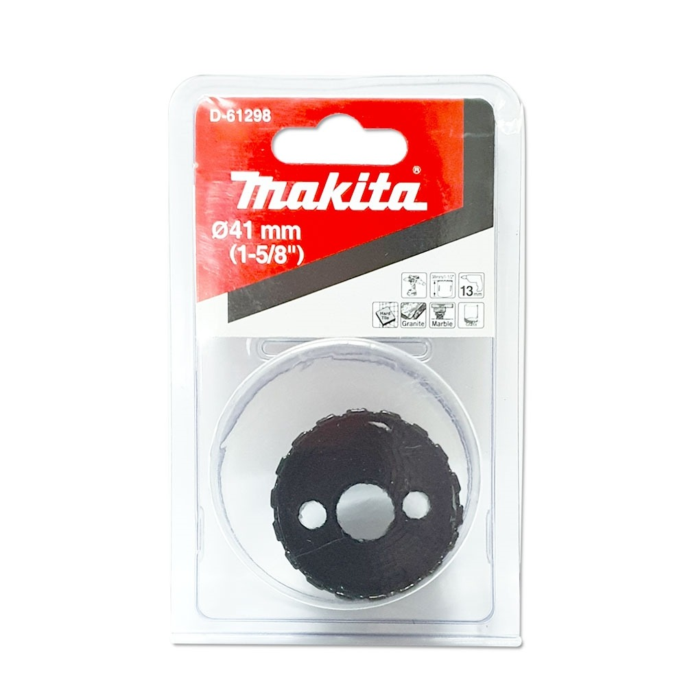 โฮลซอ MAKITA D 61298 เจาะกระเบื้องแบบใช้น้ำ ขนาด 41x38 มม  