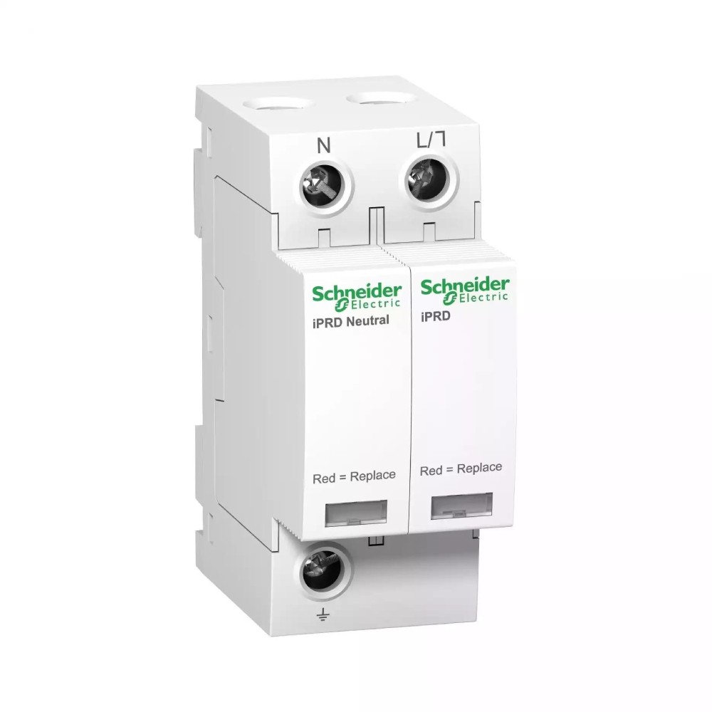 อุปกรณ์ป้องกันไฟกระชาก SCHNEIDER A9L20501 Acti9  แบบ MOV GDT ชนิด Type 2 ขนาด Imax 20kA แบบ 1P N