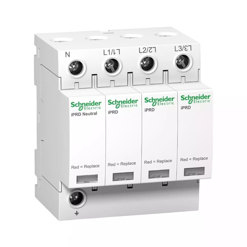 อุปกรณ์ป้องกันไฟกระชาก SCHNEIDER A9L20601  Acti9  แบบ MOV GDT ชนิด Type 2 ขนาด Imax 20kA แบบ 3P N