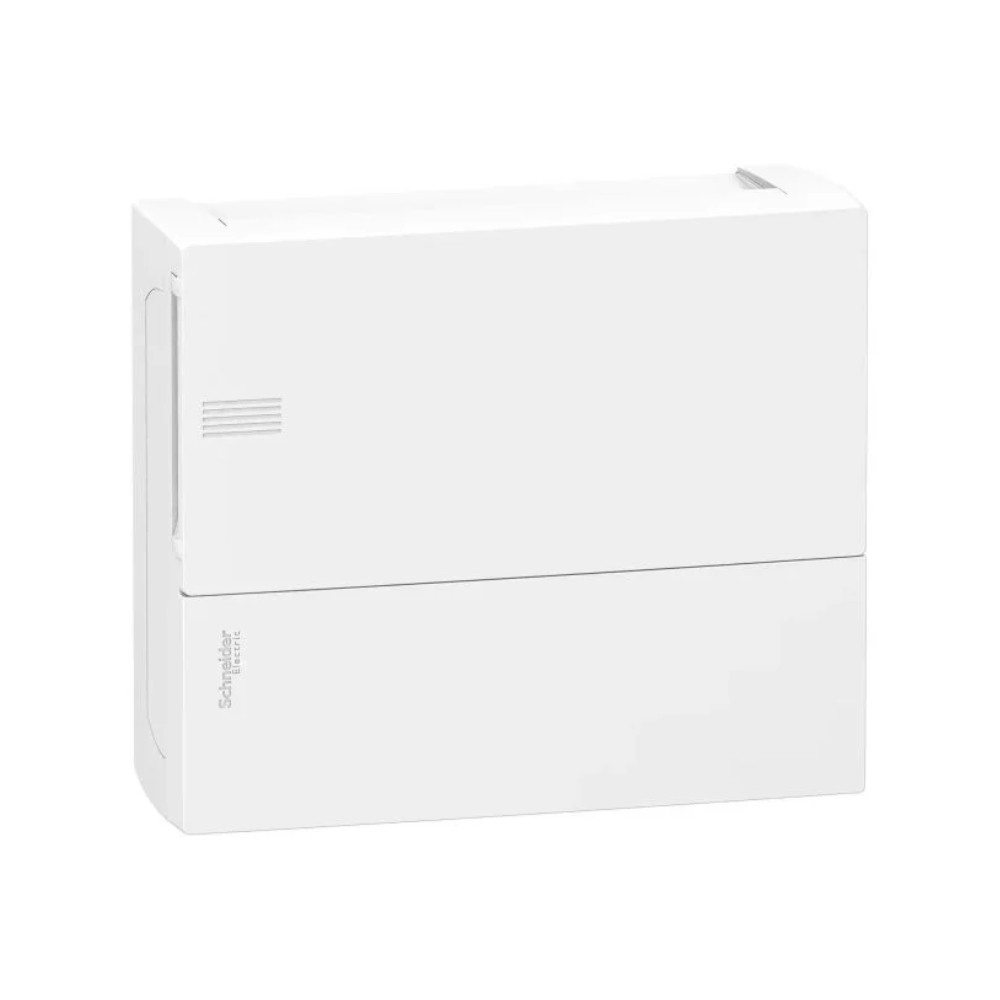 ตู้ SCHNEIDER MIP12112 Resi9 MP ประตูสีขาว สำหรับเบรกเกอร์แบบติดลอย IP40 ขนาด 1 แถว 12 โมดูล