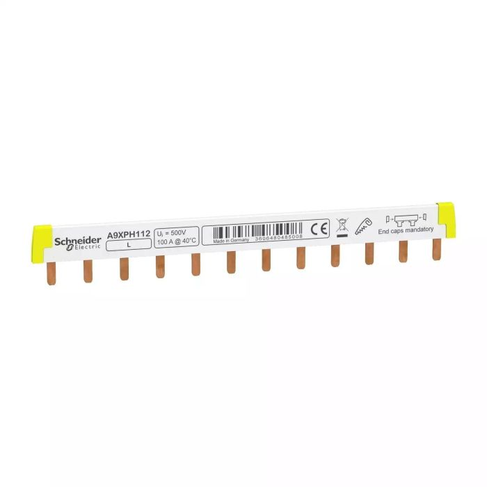 อุปกรณ์เสริม 1 ท่อนใส่เบรกเกอร์ SCHNEIDER A9XPH112 Acti9 1P ได้  12 ตัว
