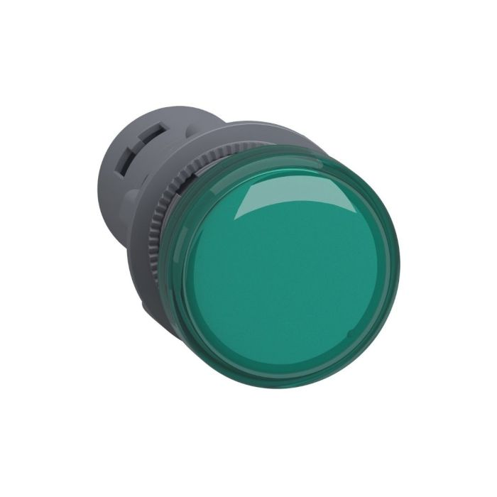 ไพล็อตแลมป์ SCHNEIDER XA2EVB3LC พลาสติก ไฟ LED ใช้ไฟ 24 V AC ขนาด 22 มมสีเขียว