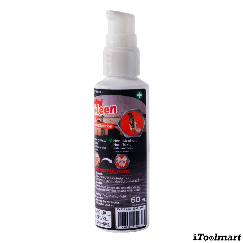 น้ำยาทำความสะอาดมือช่าง PROTAPE SM437 Kwikleen Hand Cleaning Solution ขนาด 60 มล 