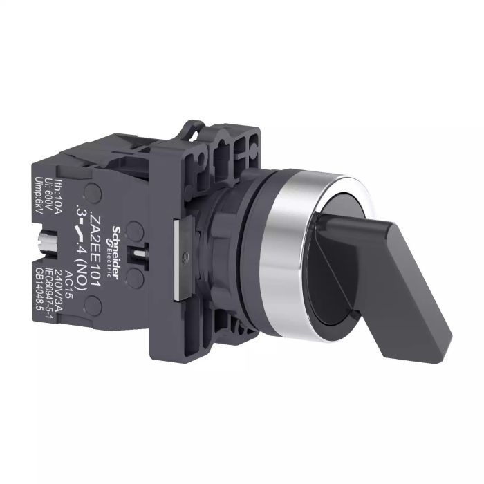 ซีเล็คเตอร์สวิทช์ SCHNEIDER XA2EJ33 ที่จับแบบยาว 3 ตําแหน่ง 1NO 